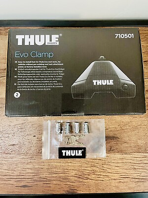 Thule Evo Clamp Mounts 710501 Free Thule Lock Key 4 Pack Extra 69.95$ $212.46