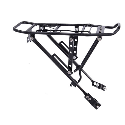 #ad Rear Bike Rack Cargo Alloy Luggage Carrier Bicycle 110Lbs Holder Heavy Duty $20.99