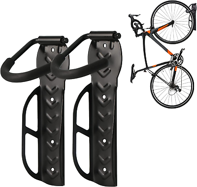 #ad Bike Racks for Garage Wall Bicycle Home Storage Adjustable Bike Hanger 2 Pack W $20.27