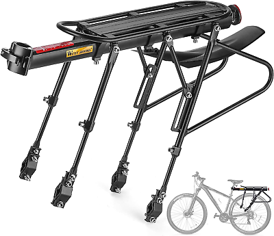 #ad Rear Bike Rack Bike Rack for Back of Bike Full Quick Release Bicycle Cargo R $58.85