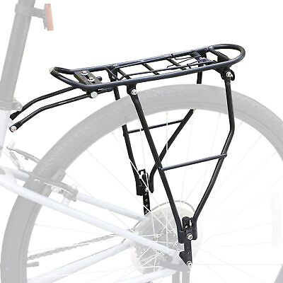 #ad Bike Rear Rack Lightweight Alloy Aluminium Bike Cargo Rack with Adjustable He... $44.47