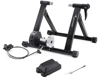 #ad Magnetic Bike Trainer Stand Indoor Riding NEW OPEN BOX $31.99