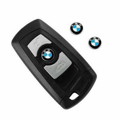 #ad 2x For BMW Key Fob Remote Badge Logo 11 MM Sticker Emblem Replacement USA $4.96