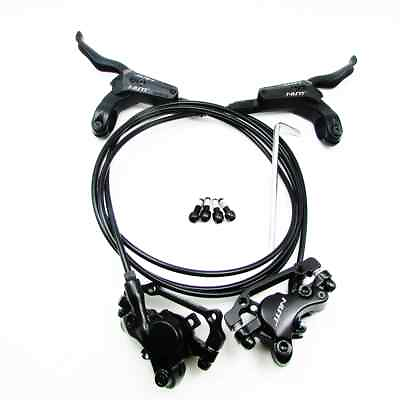 #ad #ad MTB Bike brake Hydraulic Disc brake bicycle bike clamp Front amp; Rear Brake set $44.59