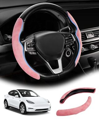 #ad 2Pcs Steering Wheel Cover Anti Skid Segmented Car Accessories for Girls and W... $30.00