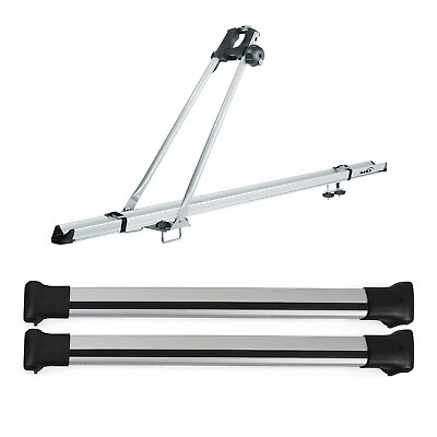 #ad Bike Rack Carrier Roof Racks Set fits RAM ProMaster 2014 2024 Gray 3x $229.90