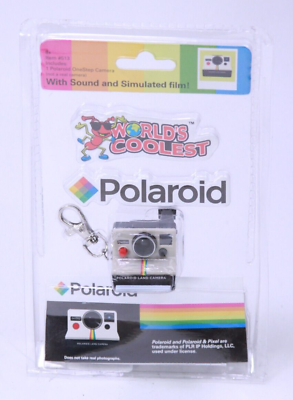 #ad World#x27;s Coolest Polaroid Land Camera #513 Keychain New In Package $17.98