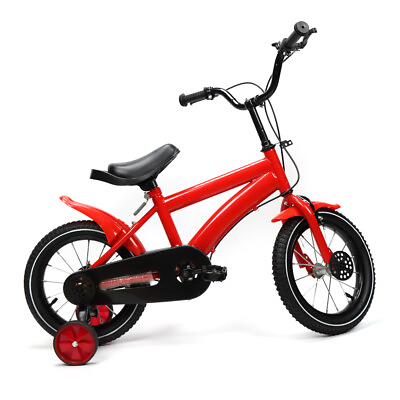 #ad Kids Bike 14quot; for 3 6 Years Old Girls amp; Boys Child Bicycle Gift W Double brake $88.78