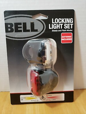#ad Bell Bicycle Light Set With Headlight and Tail Light batteries included $11.96