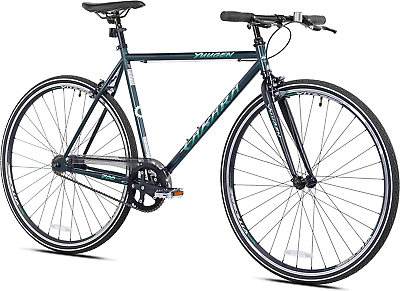 #ad Yuugen Single Speed Flat Bar Fixie Road Bike 700C Medium Green $375.36