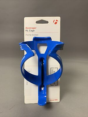 #ad Bontrager RL Bicycle Water Bottle Cage Waterloo Blue BRAND NEW Lightweight $20.00