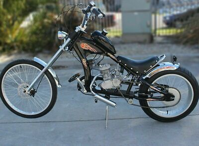 #ad Complete 80cc Motorized Bicycle Push Bike 2 Stroke Petrol Gas Motor Engine Kit $199.62