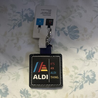 #ad ALDI Gear 2024 Quarter Holder Keeper Keychain Square Aldi Trademark $4.99