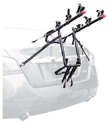 #ad Deluxe 3 Bicycle Trunk SUV Mounted Bike Rack Tray，black $52.20