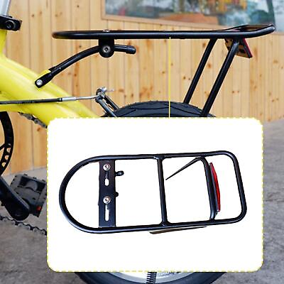 #ad Bike Rear Rack Heavy Duty Frame Mounted Shelf Back Seat Bicycle Carrier $24.66