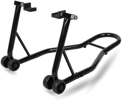 #ad Motorcycle Stand Bike Rear Wheel Lift Fork Swingarm Stands Paddock Stands Black $63.99