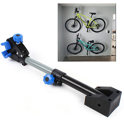 #ad New Folding BikeWall Mount Bicycle Stand Clamp Storage Hanger Display Rack Tool $27.56