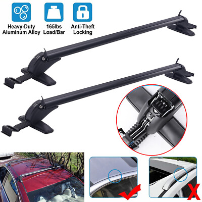 #ad 43.3quot; Top Roof Rack Cross Bar Cargo Carrier Rooftop For Toyota Camry 1990 2021 $116.66