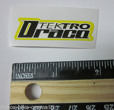 #ad TEKTRO DRACO COMP Hydraulic Disk Brake Mountain Rack Bike Bicycle DECAL STICKER $2.96