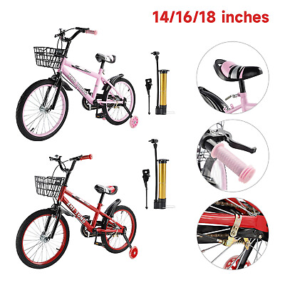 #ad NEW 14 16 18 inches Kid#x27;s Bike Child Bicycle Boys amp; Girls w Bottle Cage Holder $89.78
