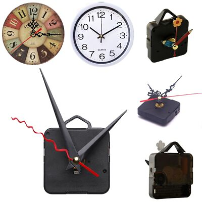#ad Decor Quartz Clock Parts Hour Minute Second Movement Mechanism Bell Accessories $6.69