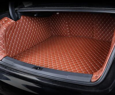 #ad #ad Full Coverage For Honda Trunk Mats Car Floor Rugs Waterproof Leather Anti Slip $89.56