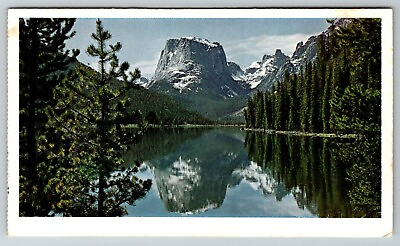 #ad SQUARE TOP MOUNTAIN BRIDGER NATIONAL FOREST WYOMING VTG 1969 POSTCARD $4.45