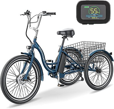 #ad #ad MOONCOOL 350W 24quot; 26quot; Electric Tricycle 3 Wheel Bike for Adult 36V 10Ah Shopping $849.00