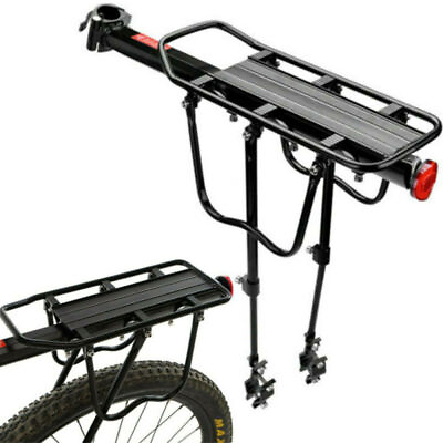 #ad Bike Cargo Rack Rear Bike Rack Quick Release 110Lb Bicycle Luggage Carrier Rack $22.89