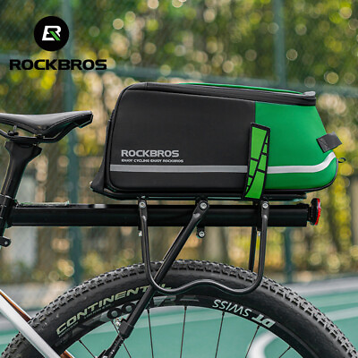 #ad ROCKBROS Bicycle Rear Rack Seat Bag Bike Cycling Storage Pouch Trunk Pannier $36.96