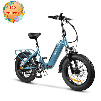 #ad #ad DYU FF500 Fat Tire Folding Electric Bike for Adults Teens City Mountain Ebike $799.00