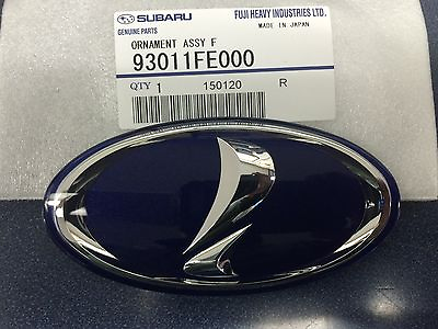 2002 2011 Subaru Impreza amp; WRX Blue quot;iquot; Front Grille Emblem Badge Sport Genuine $24.99