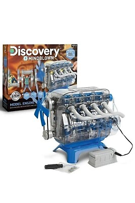 #ad Discovery™ #Mindblown Model Engine Kit with Moving Motor Parts And LED Lights $17.99