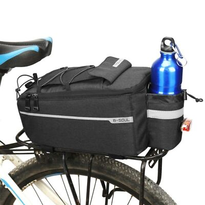 #ad MTB Mountain Bike Rear Carrier Bag Bicycle Rear Pack Pannier Bag Rack Trunk Bag $19.99