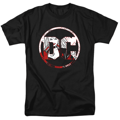#ad Harley Quinn Dc Logo Harley Men#x27;s Regular Fit T Shirt $27.00