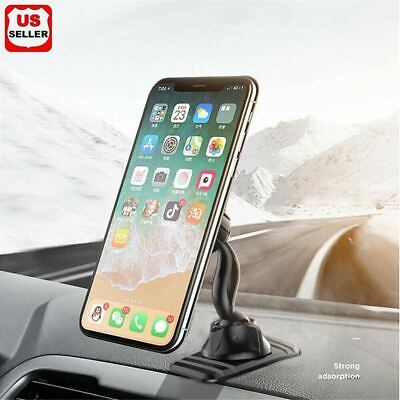 Magnetic Car Mount Car Phone Holder Stand Dashboard For iPhone Android Samsung $7.98