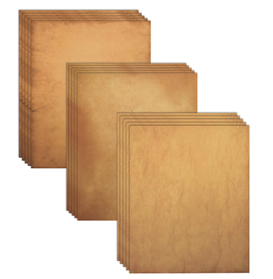 #ad 48 Pack Antique Stationary Parchment Paper 8.5″x 11″ Vintage Paper for Writing $13.60