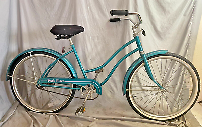 #ad 1976 Raleigh Park Place Cruiser Bike 18quot; Large SS Single Speed Steel USA Shipper $44.90