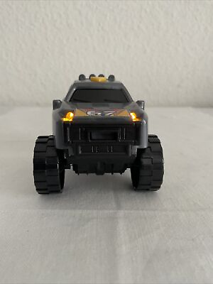 Turbo Wheels Monster Truck Toy Car Jeep Gray #67 Lights amp; Sound Tested Works 4quot; $9.99