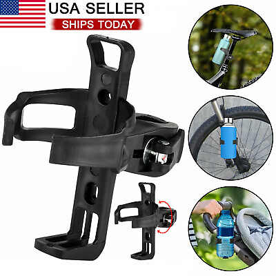 #ad Bike Cup Holder Cycling Beverage Water Bottle Cage Mount Drink Bicycle Handlebar $6.90