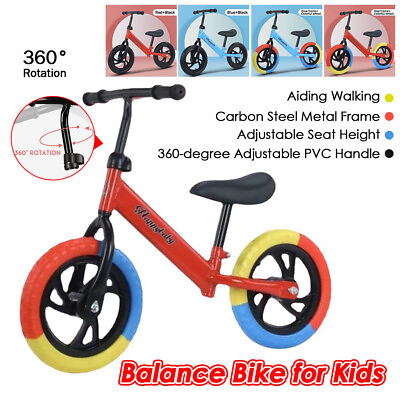 Balance Bike For Kids 2 6 Year Toddlers Push Bicycle Wheels Walking Training Toy $38.99
