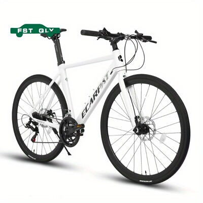 #ad #ad A28314 700c Ecarpat Road Bike 14 Speed Shimano Disc Brakes Light Weight $255.19