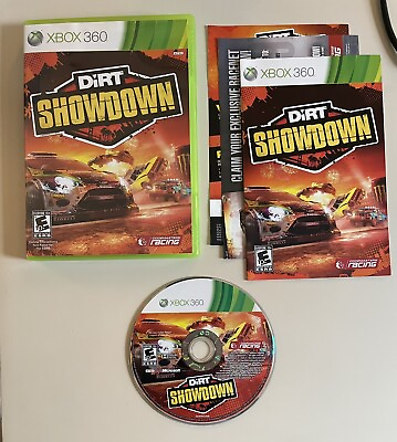 #ad DiRT Showdown Xbox 360 2012 Codemasters CIB Complete w Case amp; Manual Tested $21.97