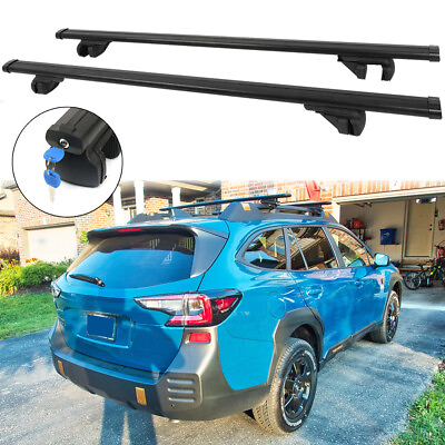 #ad 53quot; Rooftop Rack Cross Bars Luggage Cargo Carrier For Subaru Outback 2000 2009 $139.11