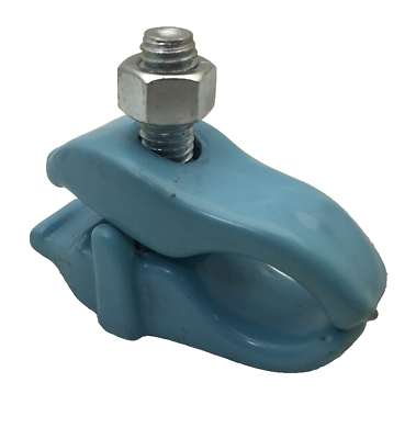 #ad PAR1 B OCAL 1 INCH PARALLEL BEAM CLAMP PVC COATED BLUE MALLEABLE IRON $45.99