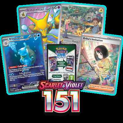 #ad Pokémon Scarlet amp; Violet 151 Choose Your Card All Ex Holo#x27;s Full Art in NM $31.99