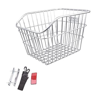 #ad Rear Bike Basket Bicycle Cargo Rack for Outdoor Most Rear Bike Racks Camping $26.73