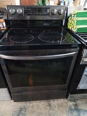 #ad LG InstaView AirFry 30 in Glass Top 5 Burners 6.3 cu ft Self Cleaning Air Fry $836.99