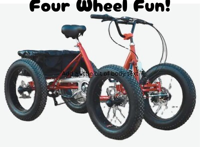 #ad 4 wheel pedal bike adult $699.00