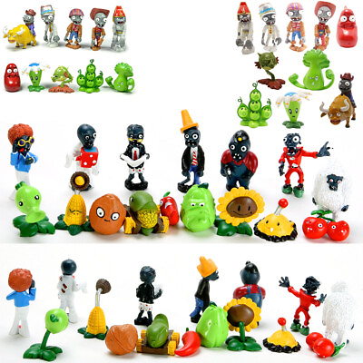 Plants vs Zombies PVC Action Figures Toys Gift Set Birthday Party Cake Topper $14.99